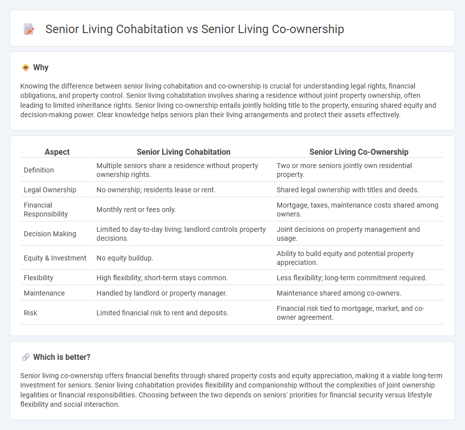 Senior Living Cohabitation vs Senior Living Co-Ownership in Real Estate