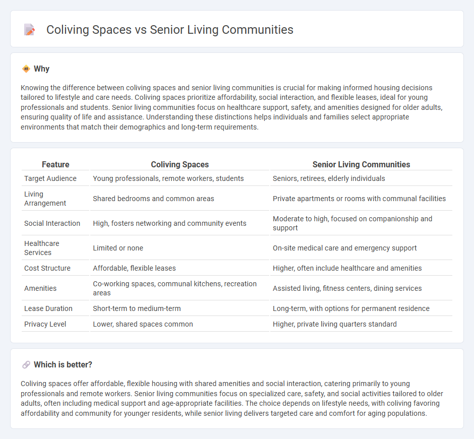 Coliving Spaces vs Senior Living Communities in Real Estate