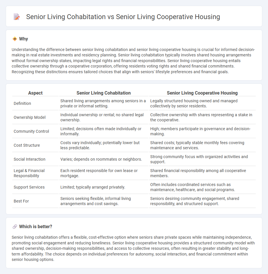 Senior Living Cohabitation vs Senior Living Cooperative Housing in Real Estate