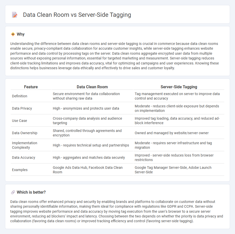 Data Clean Room vs Server-Side Tagging in Commerce