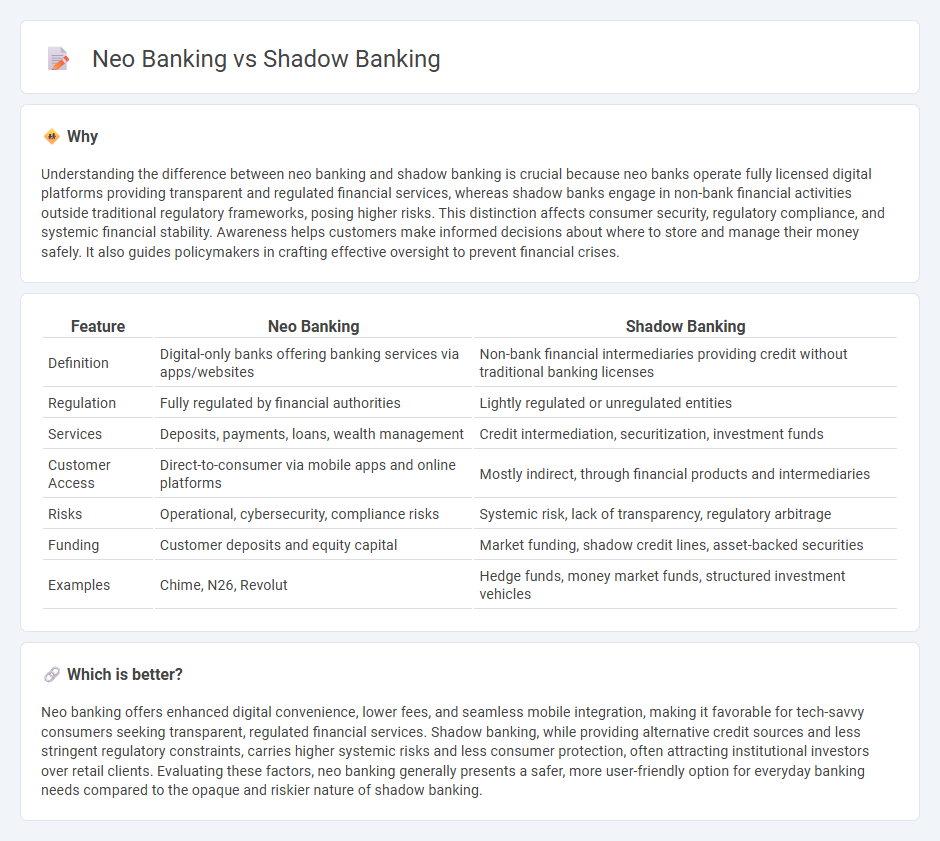 Neo Banking vs Shadow Banking in Banking