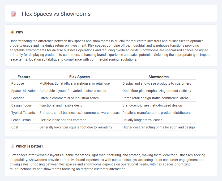 Flex Spaces vs Showrooms in Real Estate
