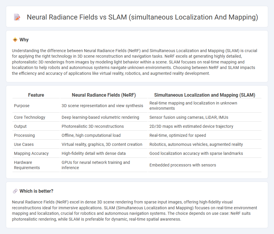 Neural Radiance Fields vs Slam (Simultaneous Localization And Mapping) in Technology