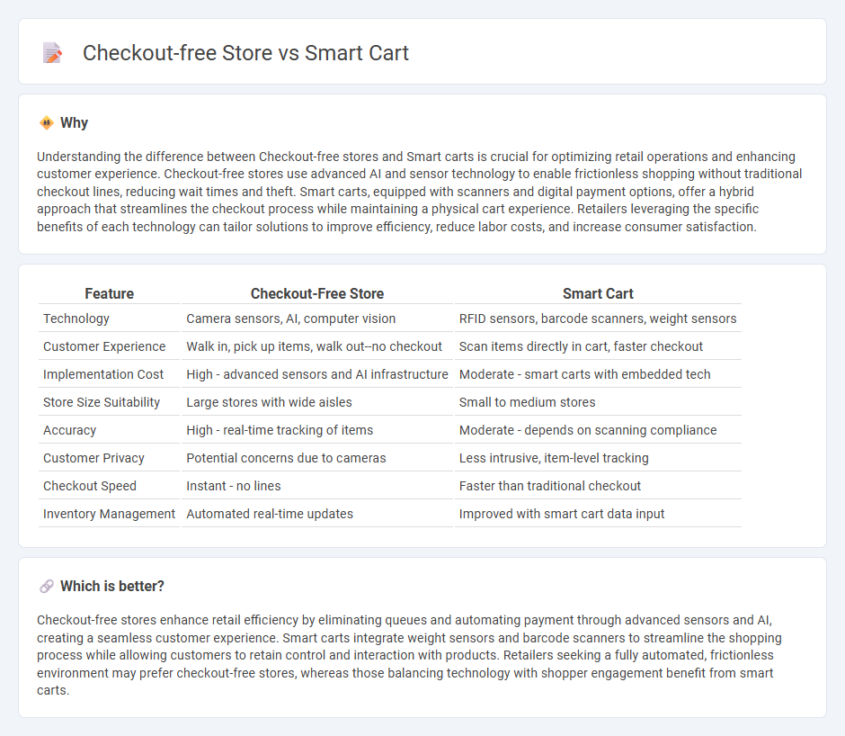 Checkout-Free Store vs Smart Cart in Retail