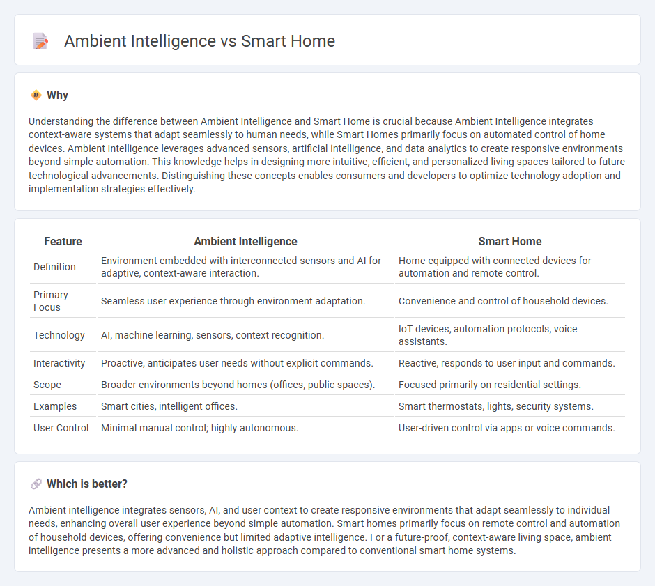 Ambient Intelligence vs Smart Home in Technology
