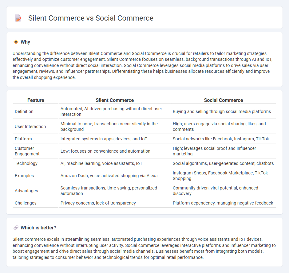 Silent Commerce vs Social Commerce in Retail