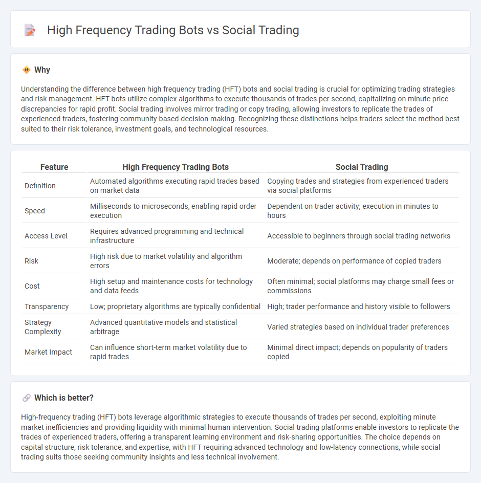 High Frequency Trading Bots vs Social Trading in Trading
