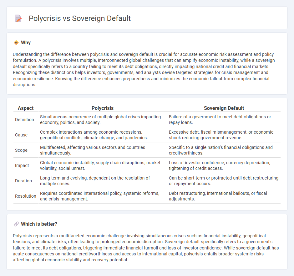 Polycrisis vs Sovereign Default in Economy