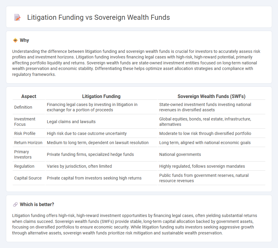 Litigation Funding vs Sovereign Wealth Funds in Investment