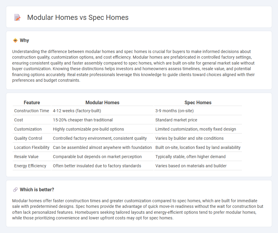 Modular Homes vs Spec Homes in Real Estate