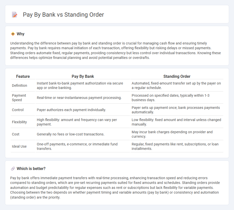 Pay By Bank vs Standing Order in Banking