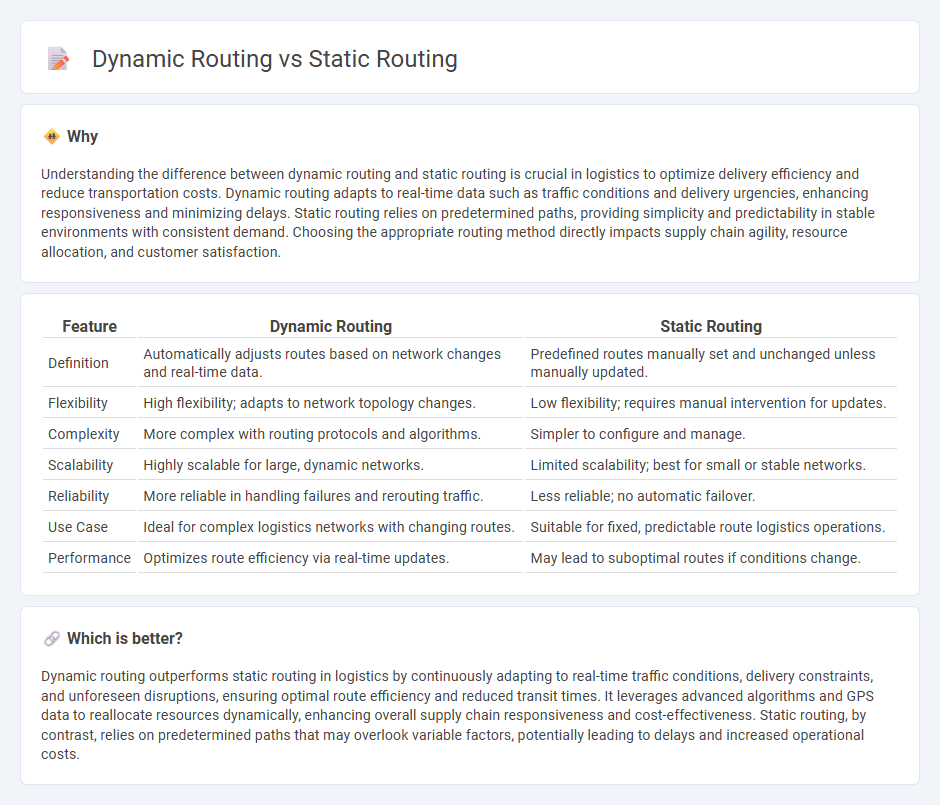 Dynamic Routing vs Static Routing in Logistics