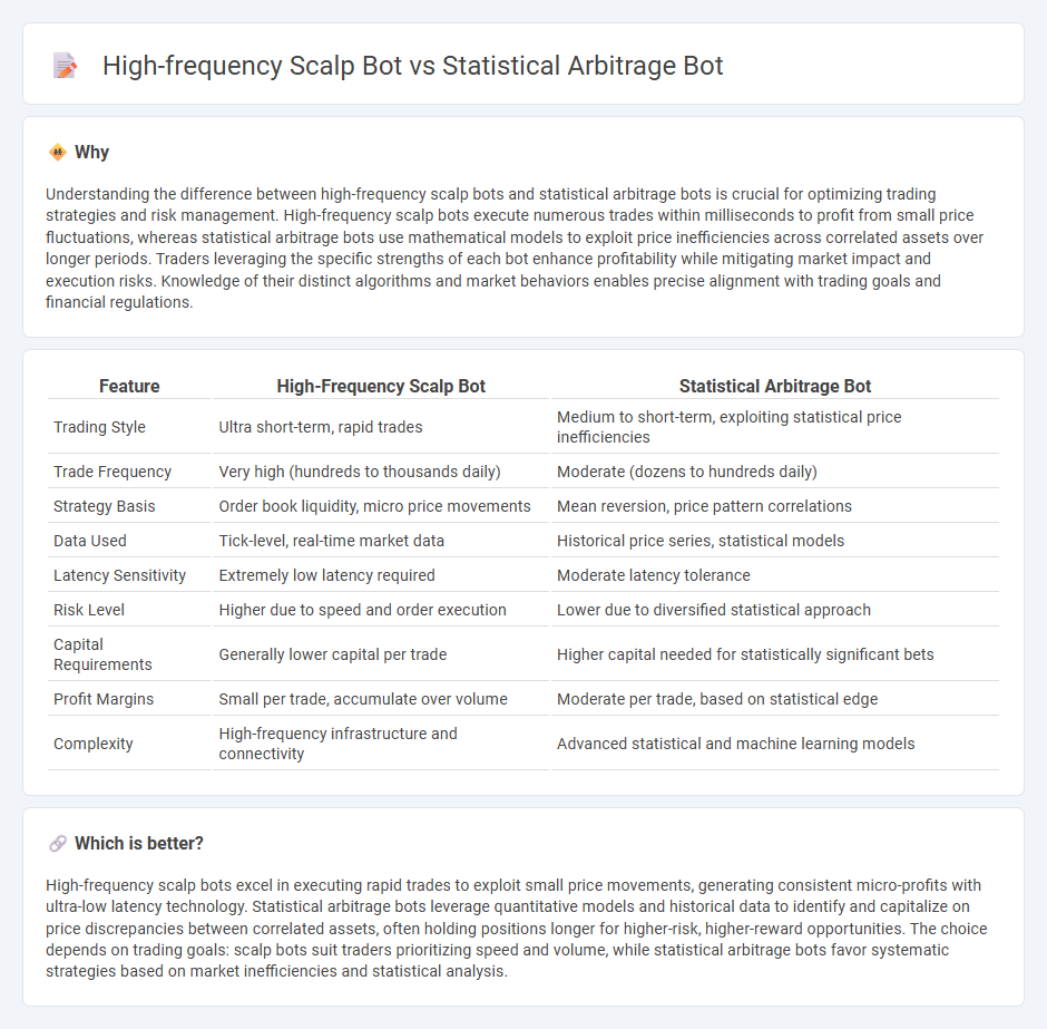 High-Frequency Scalp Bot vs Statistical Arbitrage Bot in Trading