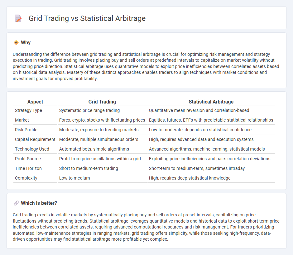 Grid Trading vs Statistical Arbitrage in Trading