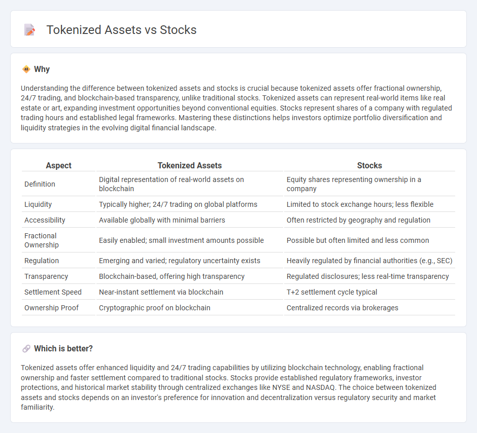 Tokenized Assets vs Stocks in Trading