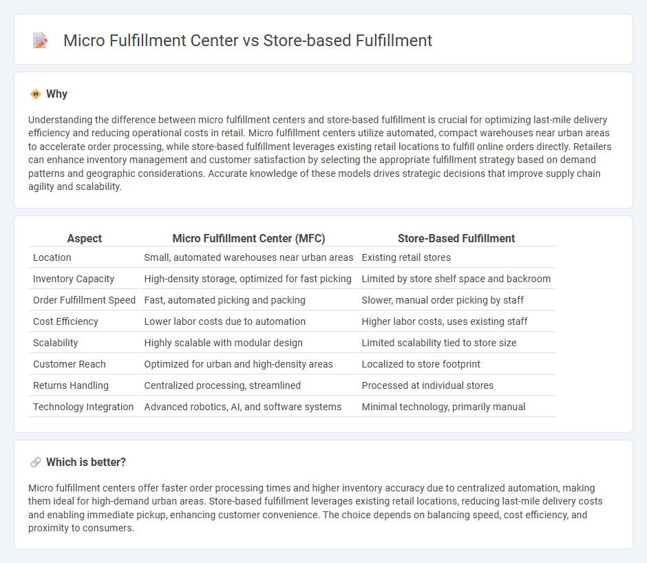 Micro Fulfillment Center vs Store-Based Fulfillment in Retail