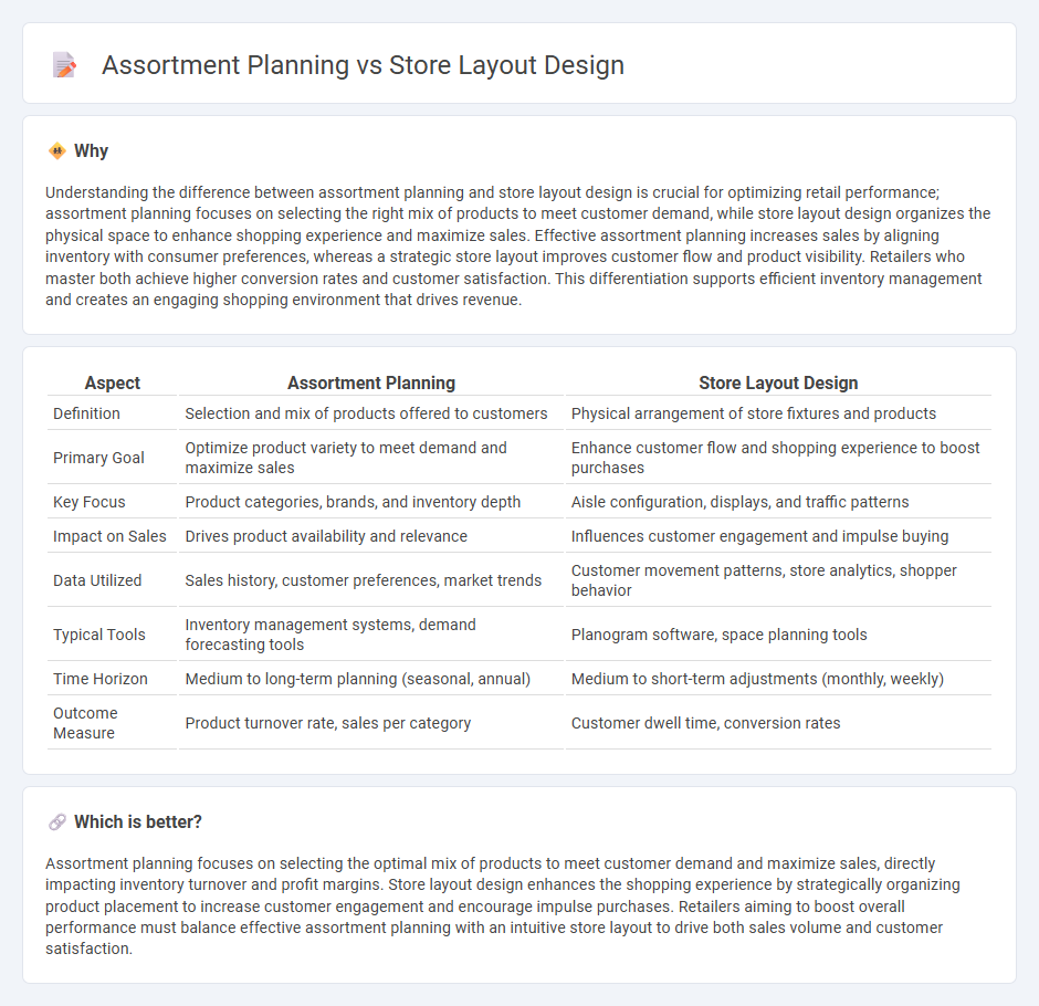 Assortment Planning vs Store Layout Design in Retail