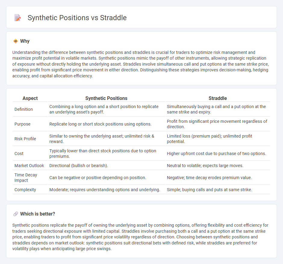 Synthetic Positions vs Straddle in Trading