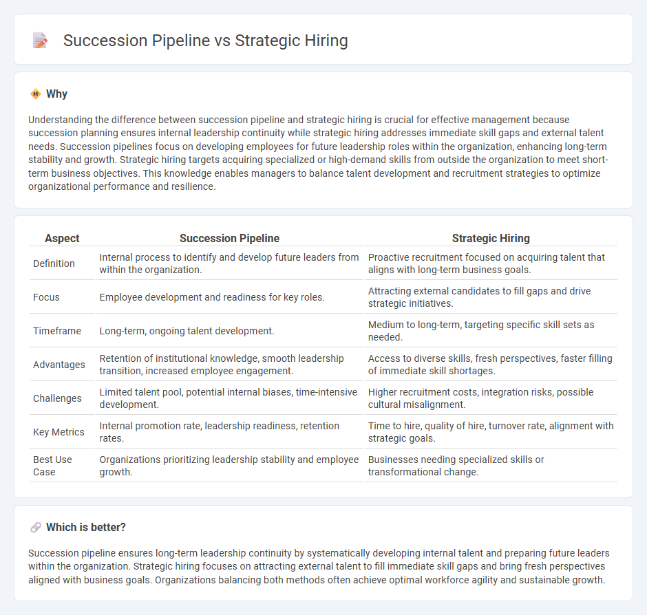 Succession Pipeline vs Strategic Hiring in Management