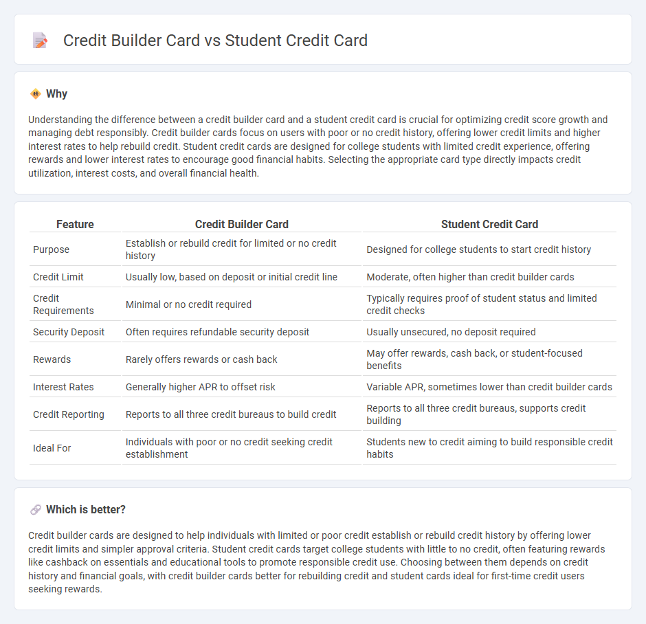 Credit Builder Card vs Student Credit Card in Banking