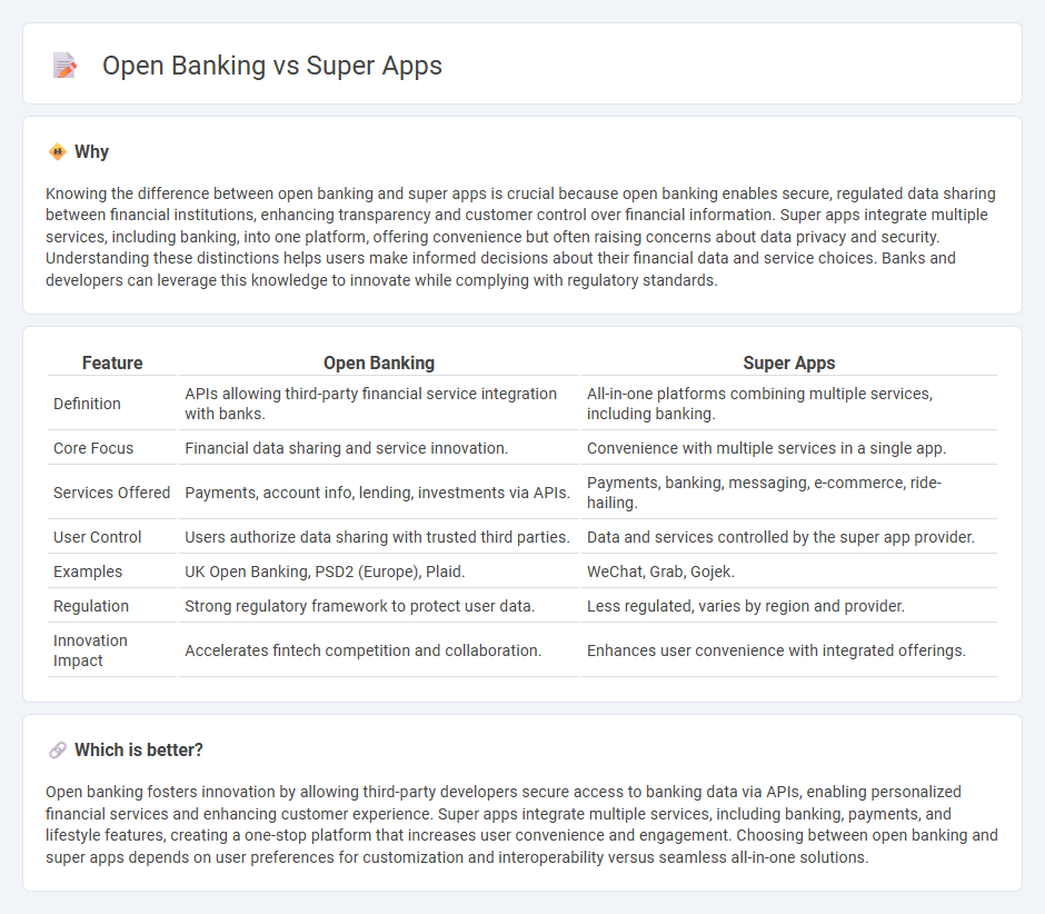 Open Banking vs Super Apps in Banking