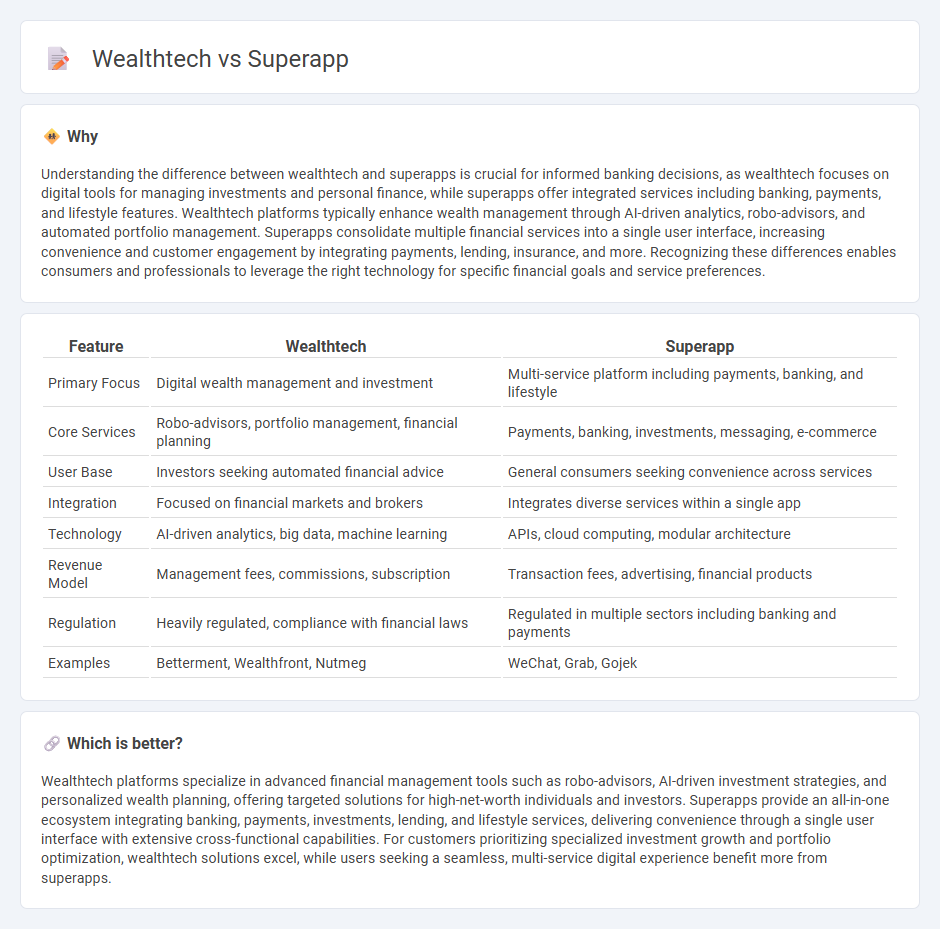 Wealthtech vs Superapp in Banking