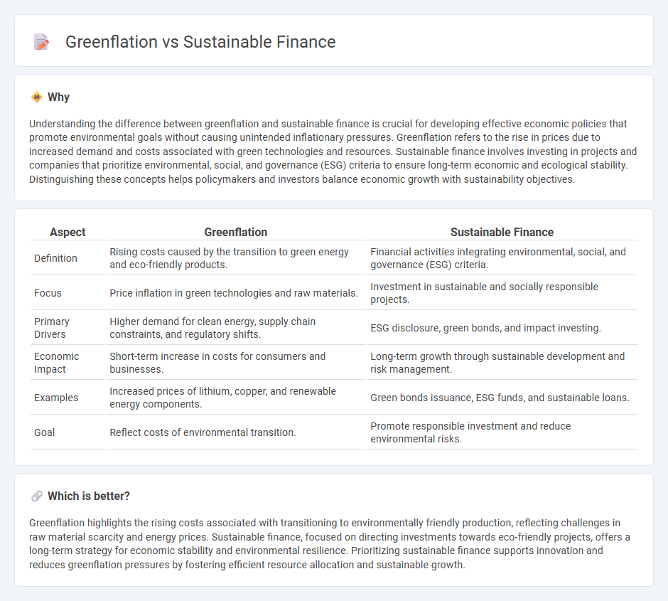 Greenflation vs Sustainable Finance in Economy