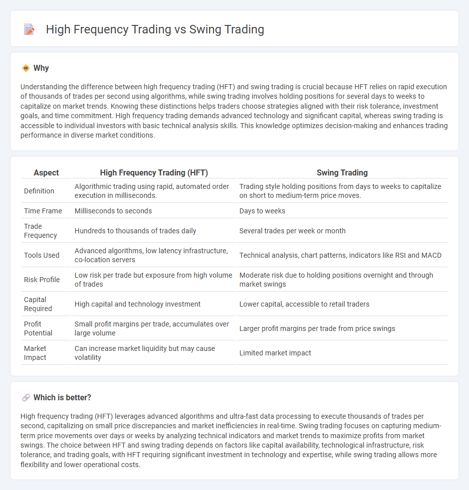 High Frequency Trading vs Swing Trading in Trading