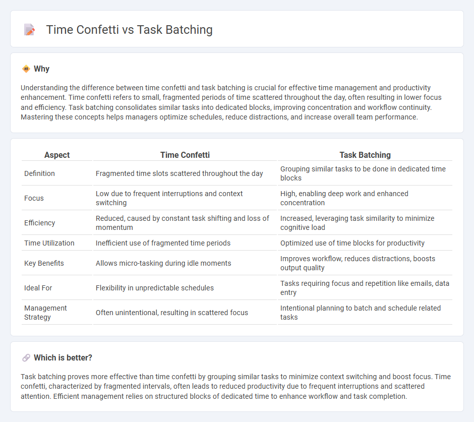 Time Confetti vs Task Batching in Management