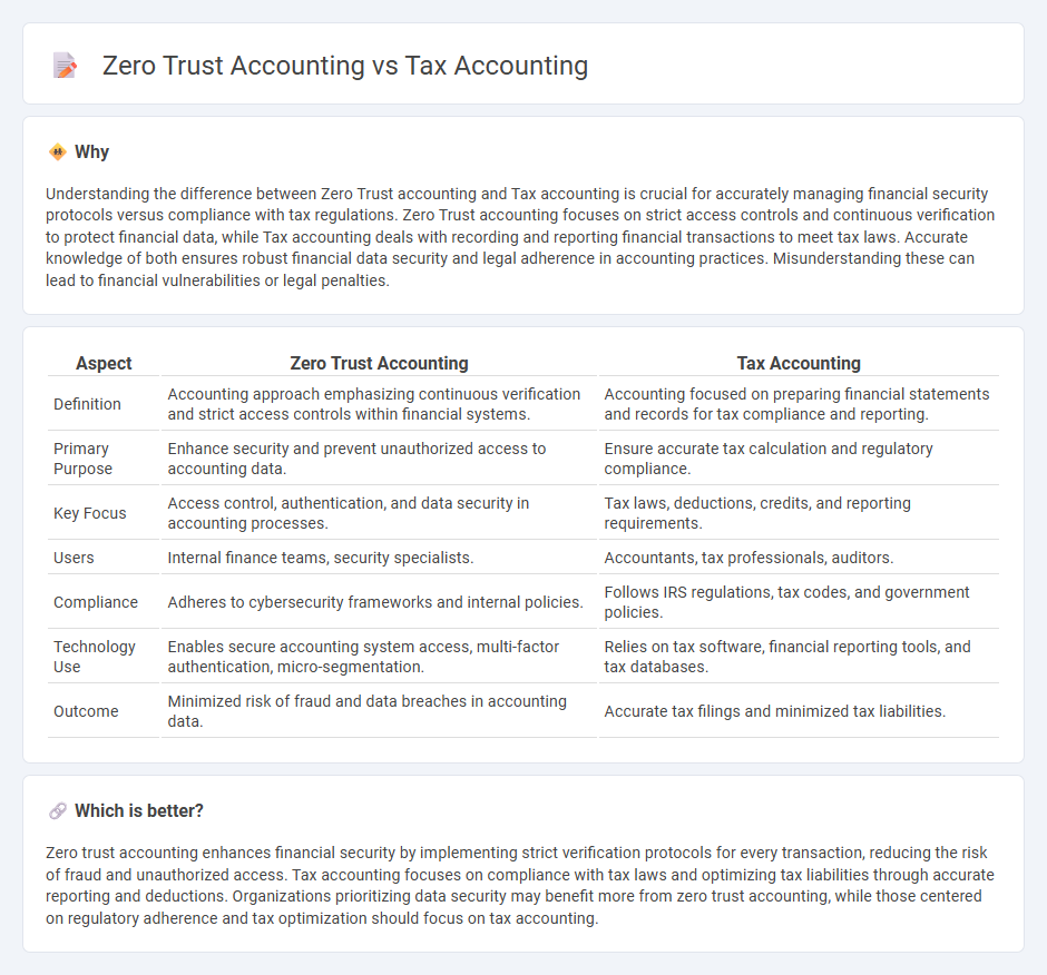 Zero Trust Accounting vs Tax Accounting in Accounting