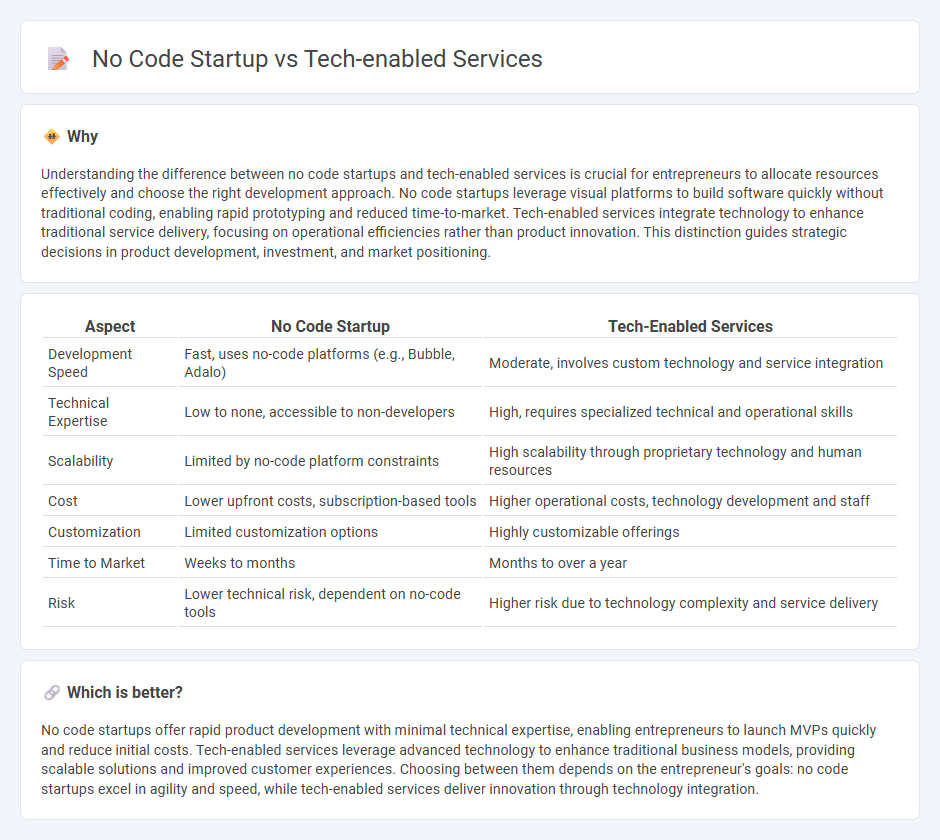 No Code Startup vs Tech-Enabled Services in Entrepreneurship