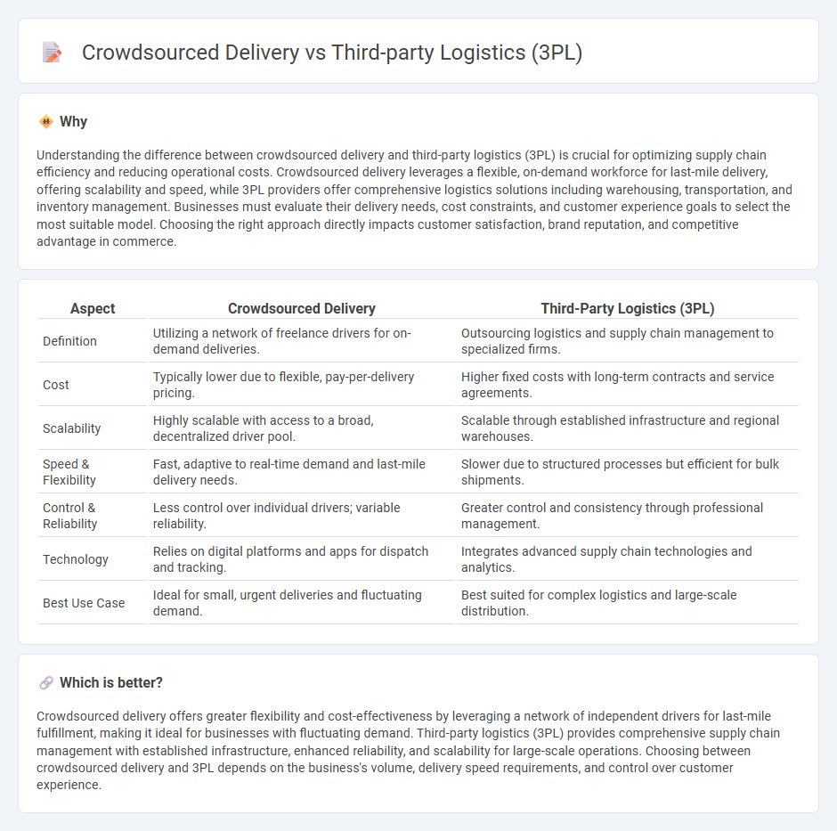 Crowdsourced Delivery vs Third-Party Logistics (3Pl) in Commerce