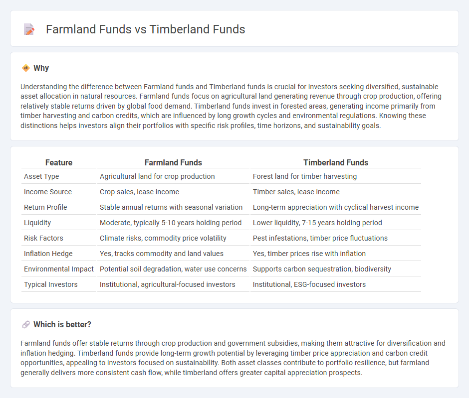 Farmland Funds vs Timberland Funds in Investment