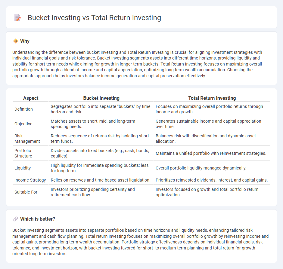 Bucket Investing vs Total Return Investing in Finance