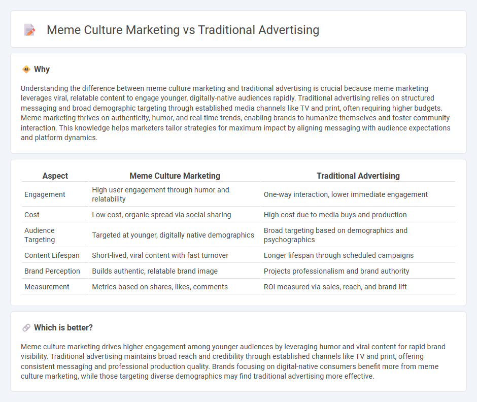 Meme Culture Marketing vs Traditional Advertising in Marketing