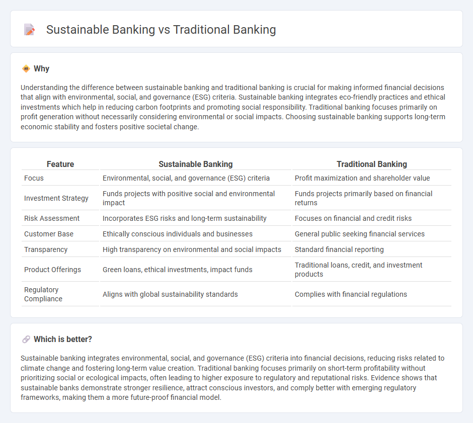 Sustainable Banking vs Traditional Banking in Banking