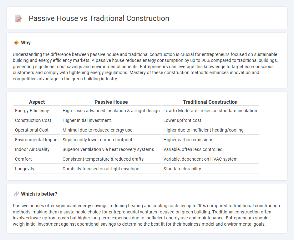 Passive House vs Traditional Construction in Entrepreneurship