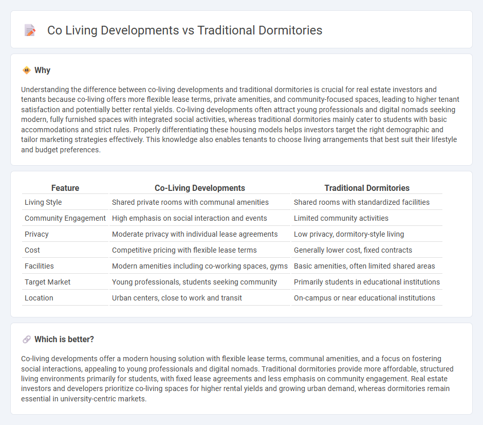 Co Living Developments vs Traditional Dormitories in Real Estate