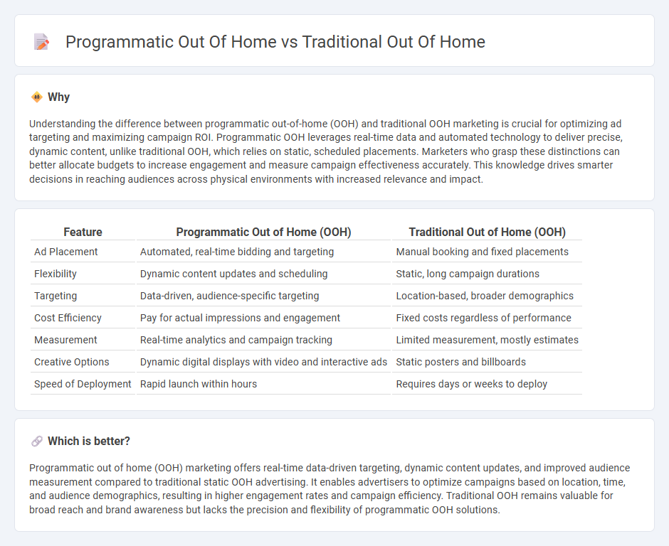 Programmatic Out Of Home vs Traditional Out Of Home in Marketing