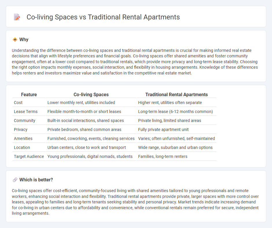 Co-Living Spaces vs Traditional Rental Apartments in Real Estate