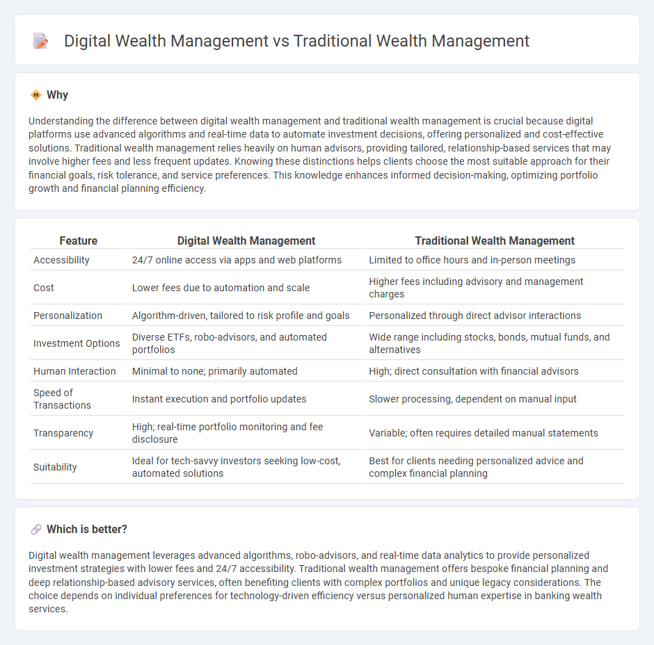 Digital Wealth Management vs Traditional Wealth Management in Banking