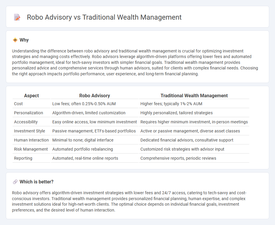Robo Advisory vs Traditional Wealth Management in Finance