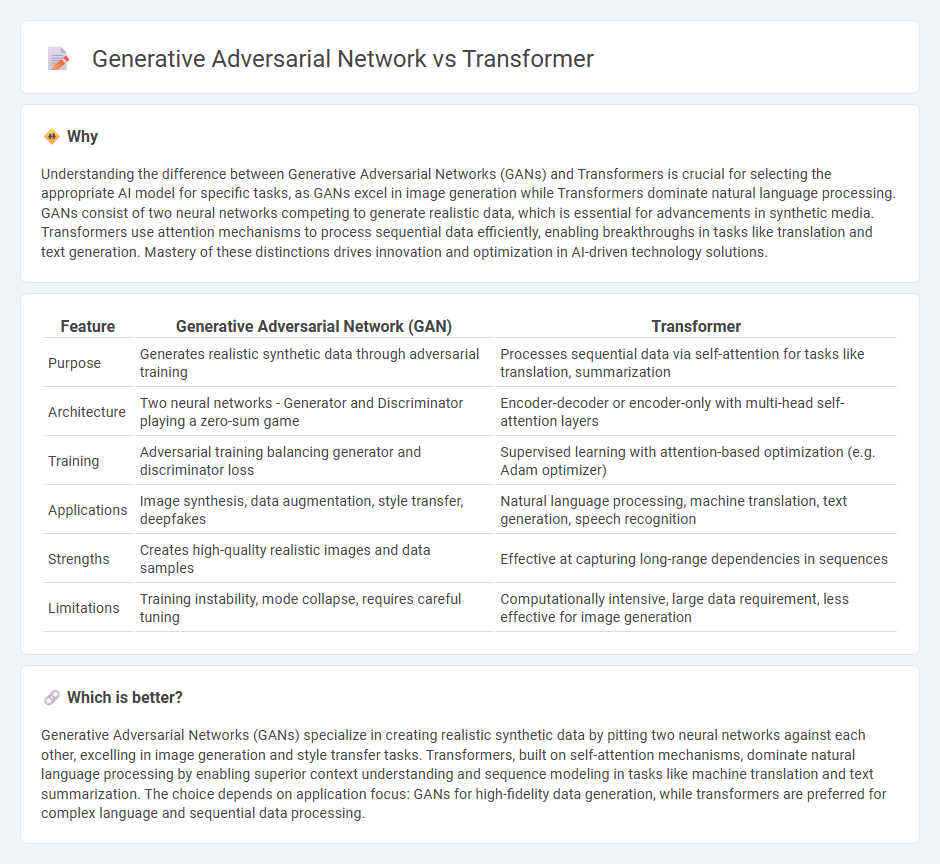 Generative Adversarial Network vs Transformer in Technology