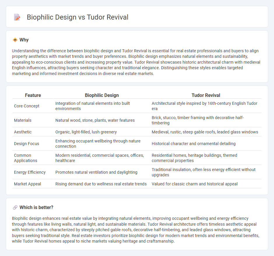 Biophilic Design vs Tudor Revival in Real Estate