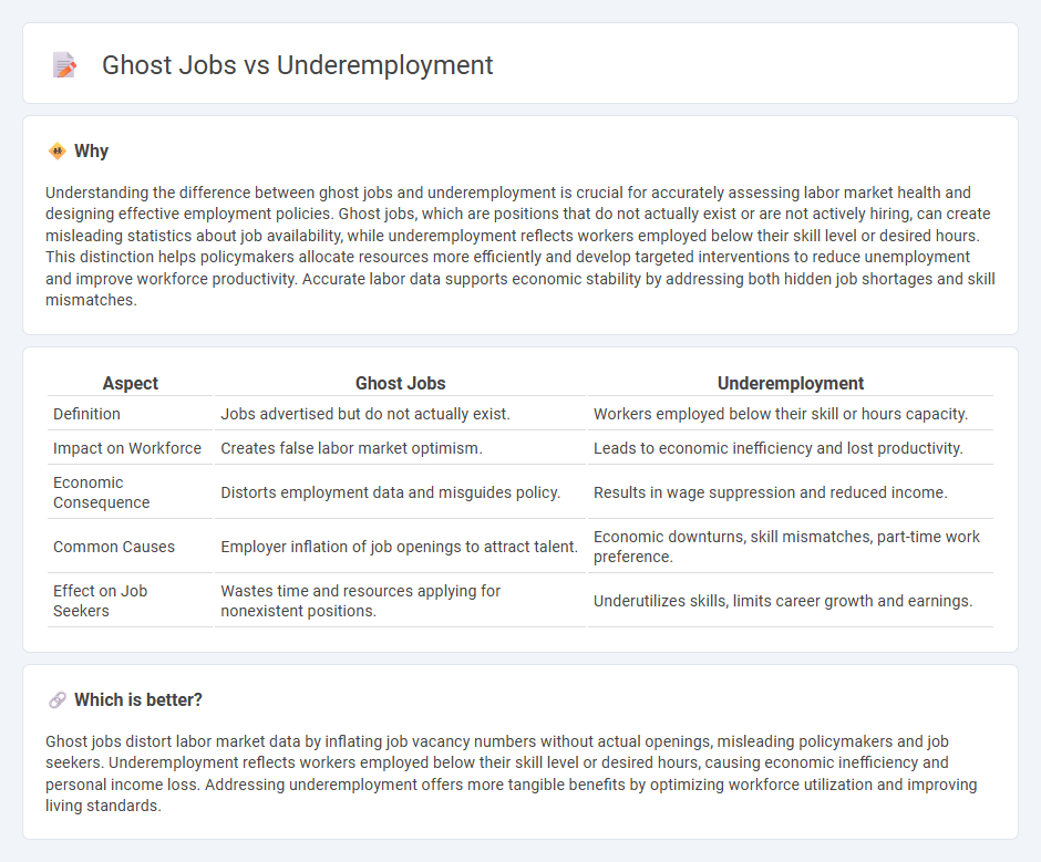 Ghost Jobs vs Underemployment in Employment