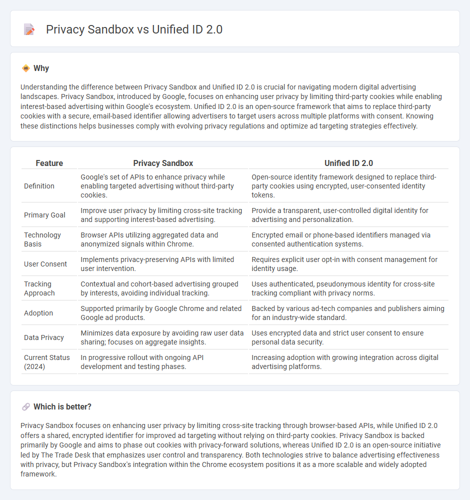 Privacy Sandbox vs Unified Id 2.0 in Technology
