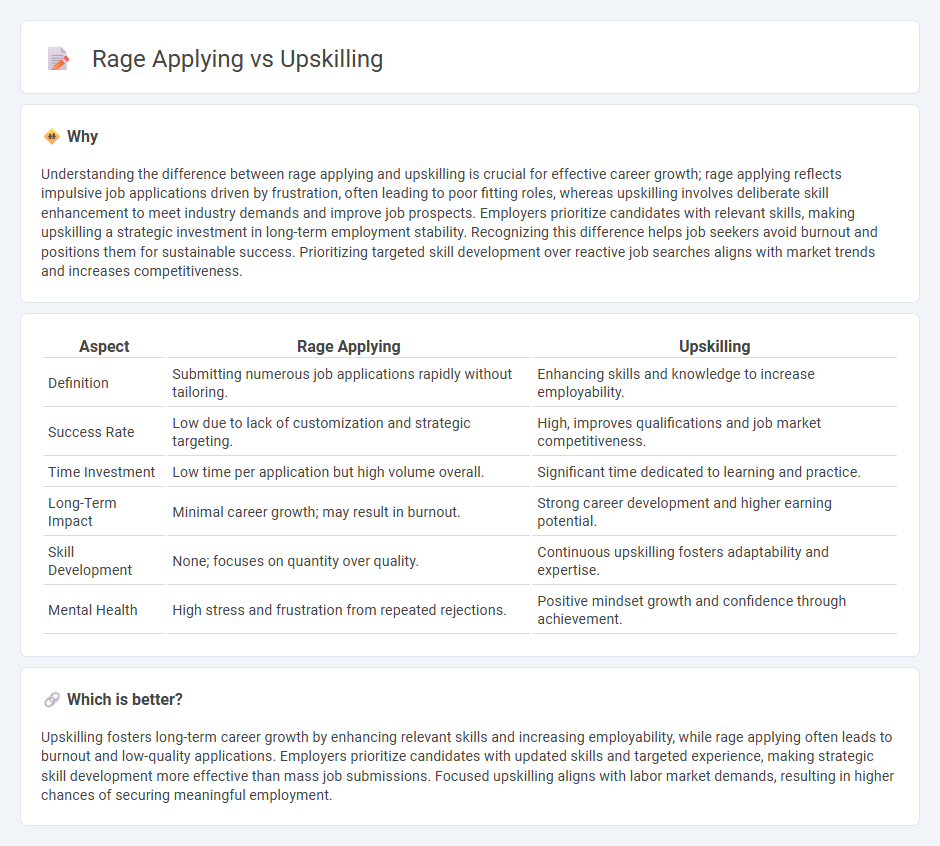 Rage Applying vs Upskilling in Employment