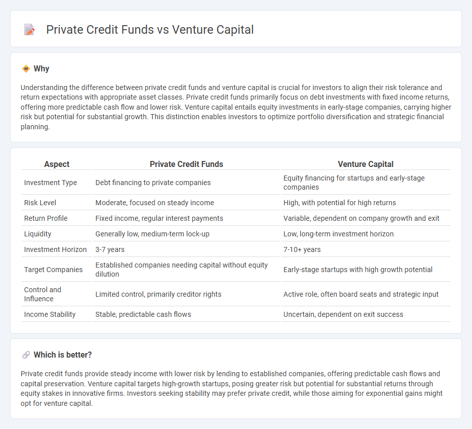 Private Credit Funds vs Venture Capital in Investment
