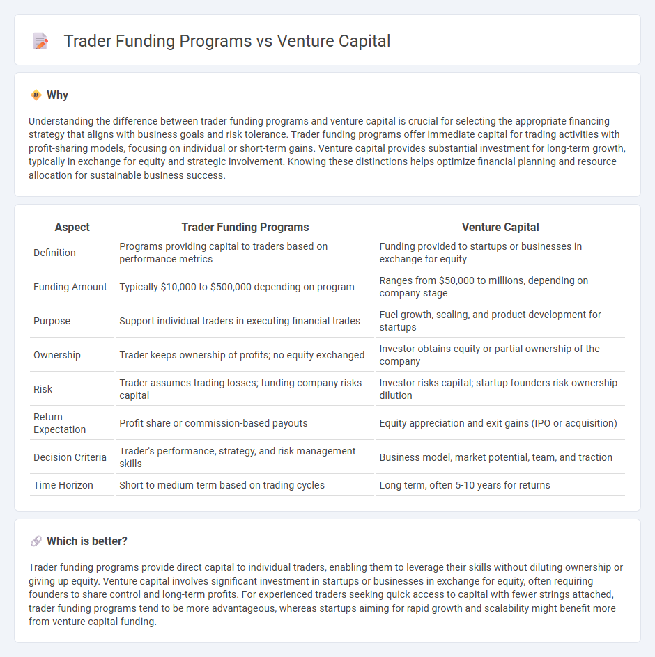 Trader Funding Programs vs Venture Capital in Finance