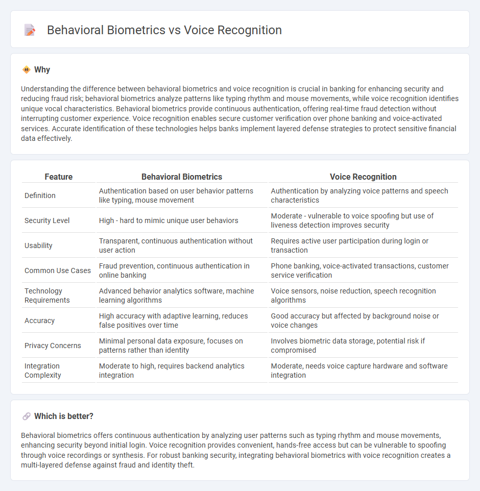 Behavioral Biometrics vs Voice Recognition in Banking